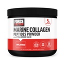 FORCE FACTOR Marine Collagen Power for Men and Men, Marine Collagen Peptides I & III 带有Hyaluronic Acid 支持健康发型,皮肤,钉子,骨骼,和关节,不味,30种服务