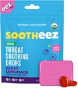 Sootheez 有机喉咙滴滴给成年人,Berry Lemonade, 25 计数,可再填充, 大味滴给Sooth Sore喉咙