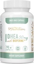 DHEA 50mg 支持Hormone平衡与能源 3-Month 供给 3-Month 男女健康老化支持补充 QQ无糖、蔬菜、非GMO 第三方测试 90 Capsules Per Bottle