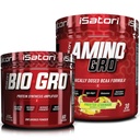 iSatori Bio-GRO蛋白合成放大剂 - 无味(60种)和iSatori 氨基-GRO BCAA 粉末 - 冷冻柠檬水(30种)