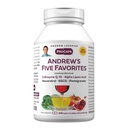 Andrew Lessman Andrew的5种偏好 240 Capsules - 提供200,000mg 的Coenzyme Q-10,Resveratrol,EGCG,石榴酸和Alpha Lipoic酸,强抗氧化剂支持,无添加剂