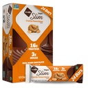 Nugo Slim 暗巧克力 花生酱 16g Vegan 蛋白质 3g 糖 7g 纤维 低网卡布 Keto Friend, Gluten Free, 24 Counter