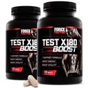 强制因子测试 X180 Boost, 2-Pack, Testosterone Booster and Energy Supplement for Men, boost Energy, 增量 Stamina, 增强生命力, 配有 D- Aspartic Acid and Fenugreek, 240 片