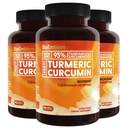 BioEmblem Turmeric Crucumin 与 BioPerine 联合支持和心脏健康 与有机Turmeric Powder 和 95% Crucuminoids 提取 加州制造,非GMO,90天供应