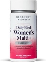 Best Nest Wellness Women's Multi Plus - Brain & Body Health Support Suppose - Gentle Iron suppose for Energy Suppose - 甲基维他命 - 30卡普尔