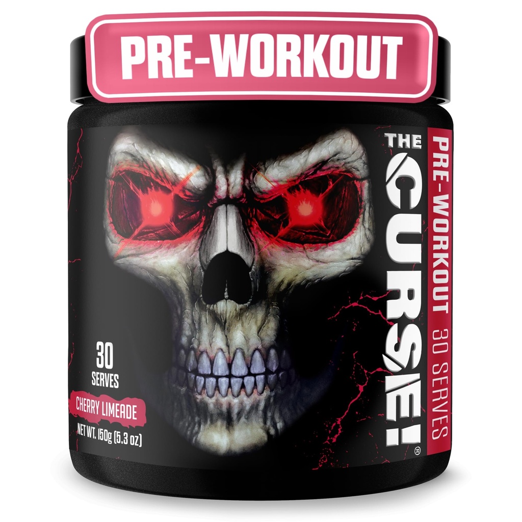 JNX 移植诅咒! 男子和女子预选工作粉、咖啡因、Beta-Alanine、Creatine、L-Citrulline、30名服务员、Cherry Limeade Flavor – 助力能量、力量和焦点