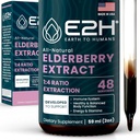 E2H 长莓糖浆 -- -- 有机长莓提取物中的强全抗氧化剂补充剂 -- -- 儿童与成年人支持免疫的长莓糖浆 -- -- 非GMO、Vegan -- -- 2 Fl Oz