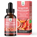 GSE 葡萄果籽提取液 - 每日一滴- 超级集中 葡萄籽提取液滴 富含生物氟虫醇和多酚,用于Gut健康与免疫支持 - 2OZ - 60种服务
