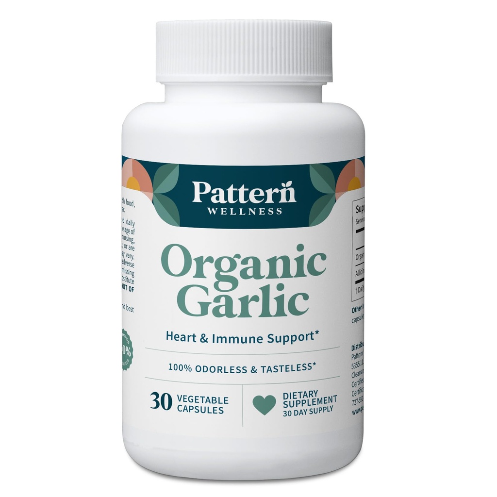 Pattern Wellness Odorness Organic Garlic – 1000 mg – Imune,循环与心脏健康支持 – 非GMO & Gluten Free – 30 Vegan Capsules – 维加恩卡普尔 – 维加恩卡普尔 – 维加恩卡普尔 – 维加恩卡普尔 – 维加恩卡普尔 – 维加恩卡普尔 – 维加恩卡普尔 – 维加恩卡普尔 – 维加恩卡普尔 – 维加恩卡普尔 – – 维加恩卡普尔 – 维加恩卡普尔 – 维加纳卡普尔 – 维加纳卡普尔 – – 维加恩卡普尔 – – 维加姆纳卡普尔 – – – – 维加姆纳卡普尔 – – – – – – – – – – – – – – –