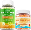 NEVISS Bundle - 妇女和Men 50+ 多维他命 1 包装 + D3 5000IU K2 120mcg