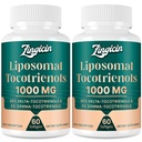 维生素E Tocotrienols - Liposomal Tocotrienols 补充1000mg,高吸附性德尔塔 Tocotrienol和Gamma Tocotrienol促进骨骼健康,以及抗氧化剂支持,120软胶