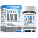 MITOHACK Urolithin A 1000mg + Spermidine 25mg Mitochondrial Formula - 90 Ct