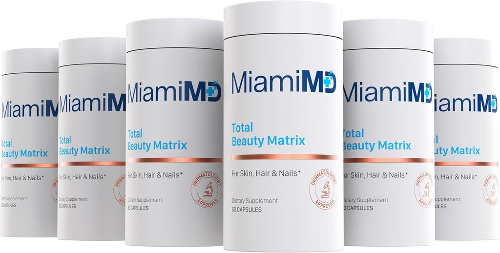 MiamiMD 妇女全美母体复合物补充物 -- -- Collagen Capsules 含维生素C的毛发、皮肤和钉子 -- -- 无残忍 -- -- (60 Capsules) -- -- 6包