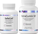 SafeCell S-Acetyl Glutathione 神经健康支持和TetraCumin SR联合支持补充,持续释放图尔克敏代谢物