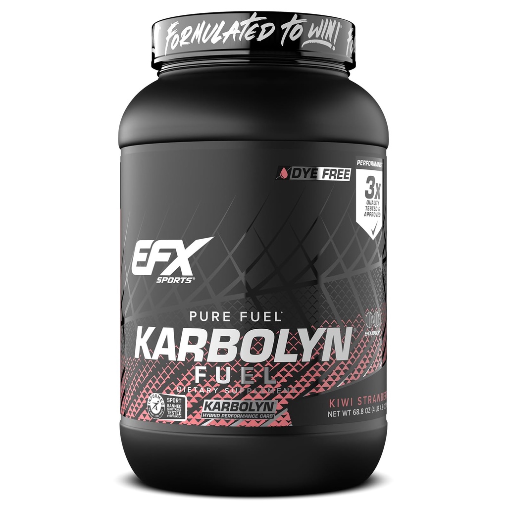 EFX体育 Karbolyn Fuel QQQ快速吸附碳水化合物 粉末 QQ碳载荷 持续能量 快速回收 QQ兴奋剂自由 QQ36 服务(基维草莓)