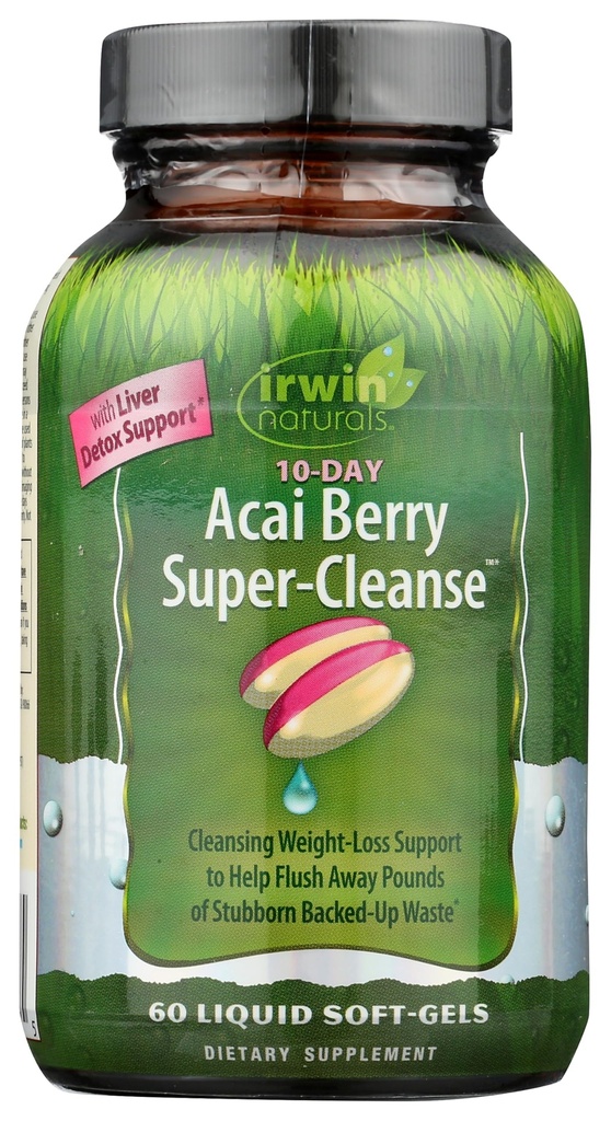 Irwin Naturals 10 Day Acai Berry 超级清洁 60 软胶