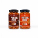 双峰蛋白Puffs Variety Pack (Nacho Cheese & Mesquite Barbecue) – Keto Friendly, 低卡布 Snack (300g each), 21g 蛋白, 2g Net Carbs, Crunchy 高保护素 Snack