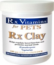 Rx维生素Rx Clay粉换宠物 - 狗和猫的抗毒气和抗腹泻 - 宠物消化健康与工具支持 - 猫和狗消除补充 - 3.52 oz.