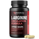 L-Arginine 1800mg 和 Pine Bark 提取器 100mg – 对男性的硝酸氧化物补充剂 - 对男性健康的性能补充剂 - 90 计数 - 耐力,恢复支持 - Vegan, Non-GMO Capsules