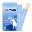 由FELYSIN L-Lysine为猫可舔性免疫支持补充过敏缓解,喷嚏,Runny Nose,寒冷,水眼呼吸健康 与Beta-Glucan & Taurine – 30个人包装