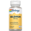 Solaray Selenium 100 mcg,健康免疫系统,甲状腺功能和抗氧化剂支持,Vegan,实验室验证,60天保障,100名服务员,100名Veg Caps