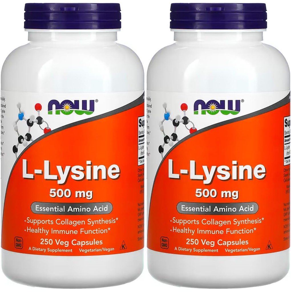 Nows Foods L-lysine 500 mg, 250 capsules (包装2)