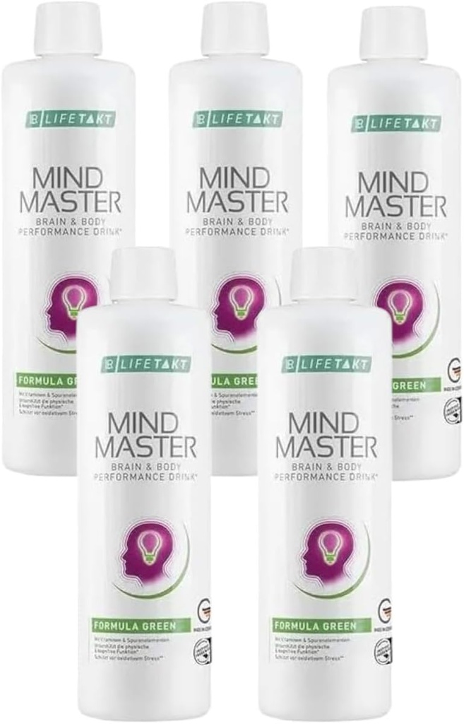 LR Health & Beauty Lifetakt Mind Master Formula 每日绿色自然治疗 女性男性套装5-500 ml./16.9 fl.oz.