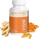 金质维生图尔姆曲霉素卡普勒斯 - 含有95%的曲霉素,Glucosamine,Chondroitin,MSM & BioPerine - 联合和骨支持 - 60个计数,30天供应量