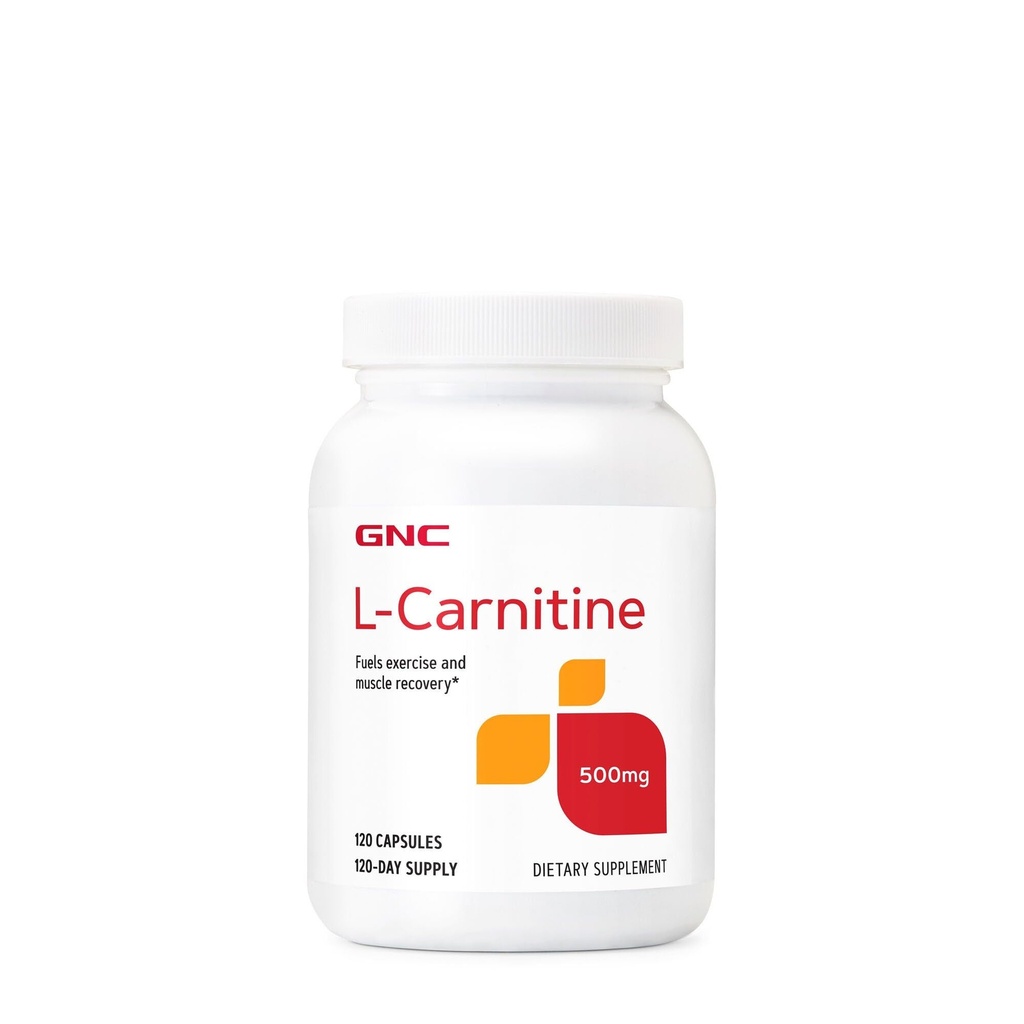 GNC L Carnitine 500mg 支持肌肉恢复,120名服务员
