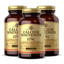Solgar Calcium Magnesium Plus Zinc, 100片(3包) - 推广健康骨骼和牙齿 - 支持Nerve & Muscle函数 - 非GMO, Vegan, Gluten Free, 奶制品 Free, Kosher - 100总服务