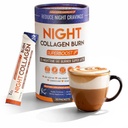 Night Collagen Burning - 体重损失 & Belly Fat Burner & 睡眠援助 女性和男性 QQ 睡眠支持 Bloating & Metabolism, Appetite 压制剂 QQ 支持皮肤,头发,钉子和联合 QQ 30 服务