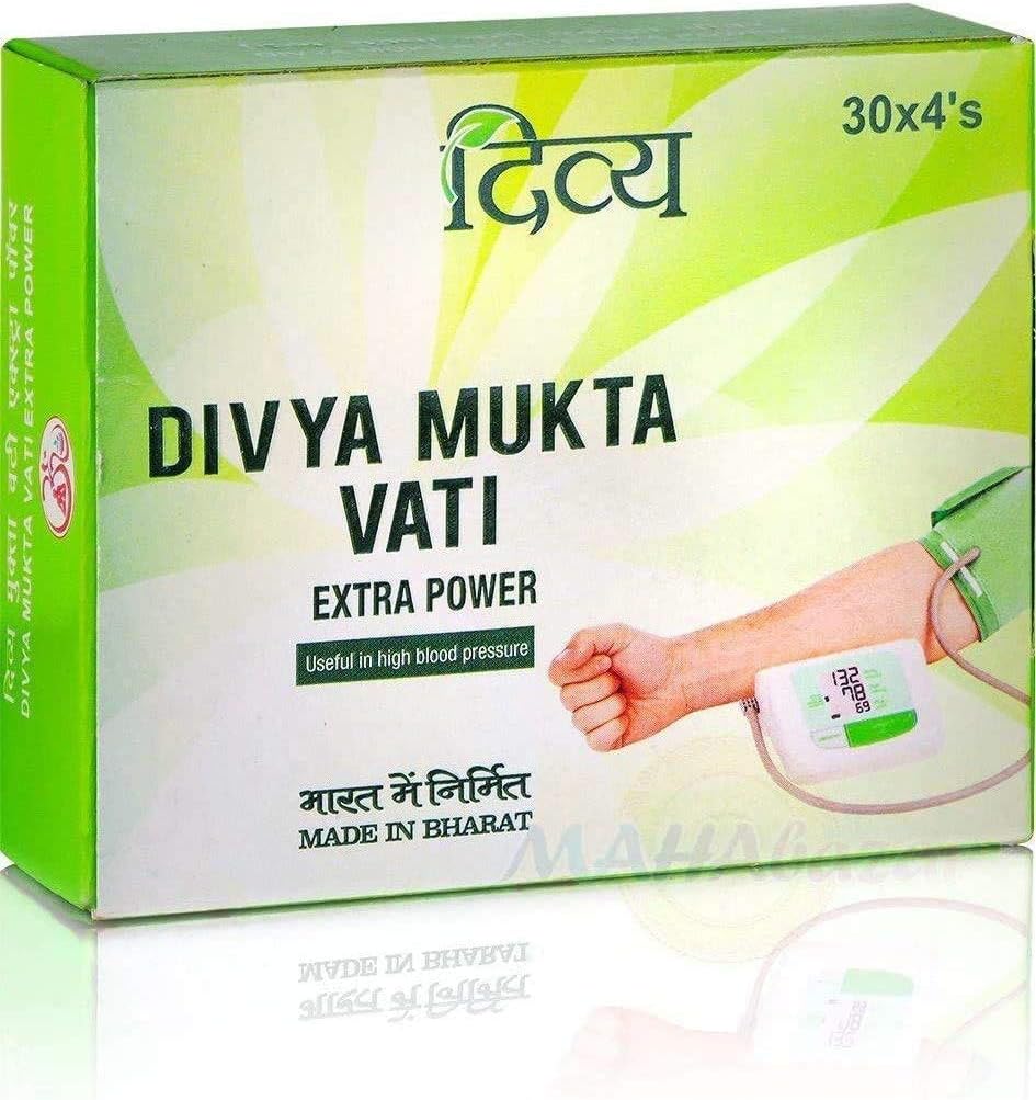 Patanjali Divya Muktavati, 《额外动力》120, Ayurvedic, 100%天然