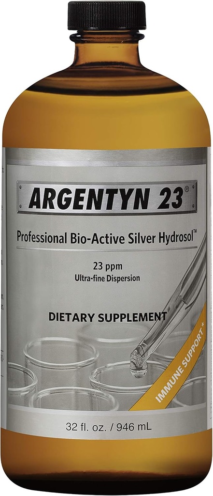 Argentyn 23 银水溶液 -- -- 32 oz 由天然非致病物合成
