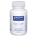 纯封装 Daily calm - Vegan 压力与睡眠支持补充 - 包含 Ashwagandha, Saffron, GABA & L-Theanine - 非 GMO, Soy-free & Gluten-free - 60 Capsules