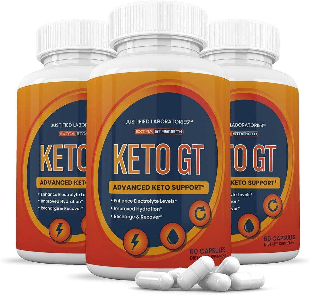 合理实验室(3 Pack Keto GT Keto Pills 1275MG 新的和改良的配方包含苹果苹果苹果苹果酒 Viner Extra Virgin 橄榄油粉绿茶叶 180 Capsules)
