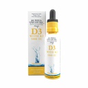 埋藏的宝藏维生素D3 & K2 滴水 - 5000 IU D3 含100 mcg K2 用于骨,心和免疫支持,无糖,2 fl oz
