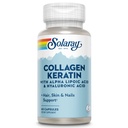 SOLARAY Collagen Keratin配有Alpha Lipoic Acid和Hyaluronic Acid - 一类、二类和三类Collagen Pills - 头发、皮肤、钉子和联合保健支助 - 30名服务员,60名Capsules