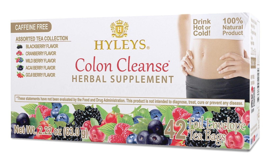 Hyleys Colon Cleanse 茶叶各式各样的火焰 - 42个茶袋(1包)