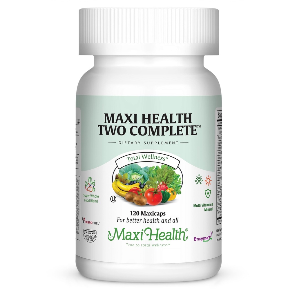 Maxi Health Two Complete - 多维他明和矿物 - 充分可能性 - 120卡普尔 - 科舍尔