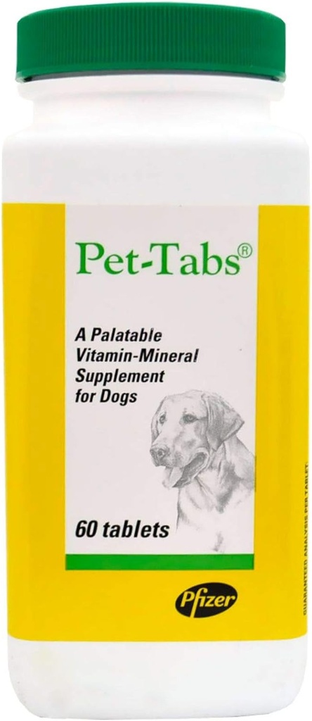 Pet Tabs 原始公式维生素补充, 60 个数