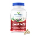 Ridgecres Herbles LiverClean, Herbal Liver Support Supports, 祝福的硝酸盐, Dandelion, 解毒剂, 清洁支持, 健康比勒(60 Caps, 30 Serve)