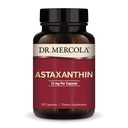 Mercola Organic Astaxanthin博士 - 12 mg Astaxanthin - 强抗氧化剂支持 - 有机微藻萃取 - 非GMO,无糖和无豆 - 30 capsules(30枚)