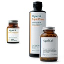 ALGAECAL Bundle - D3 (1000 IU) + K2, 维生素E, 维生素A (1000 IU) 和植物基钙 用于骨骼支持和Omega 3, 配有 1200 mg EPA DHA