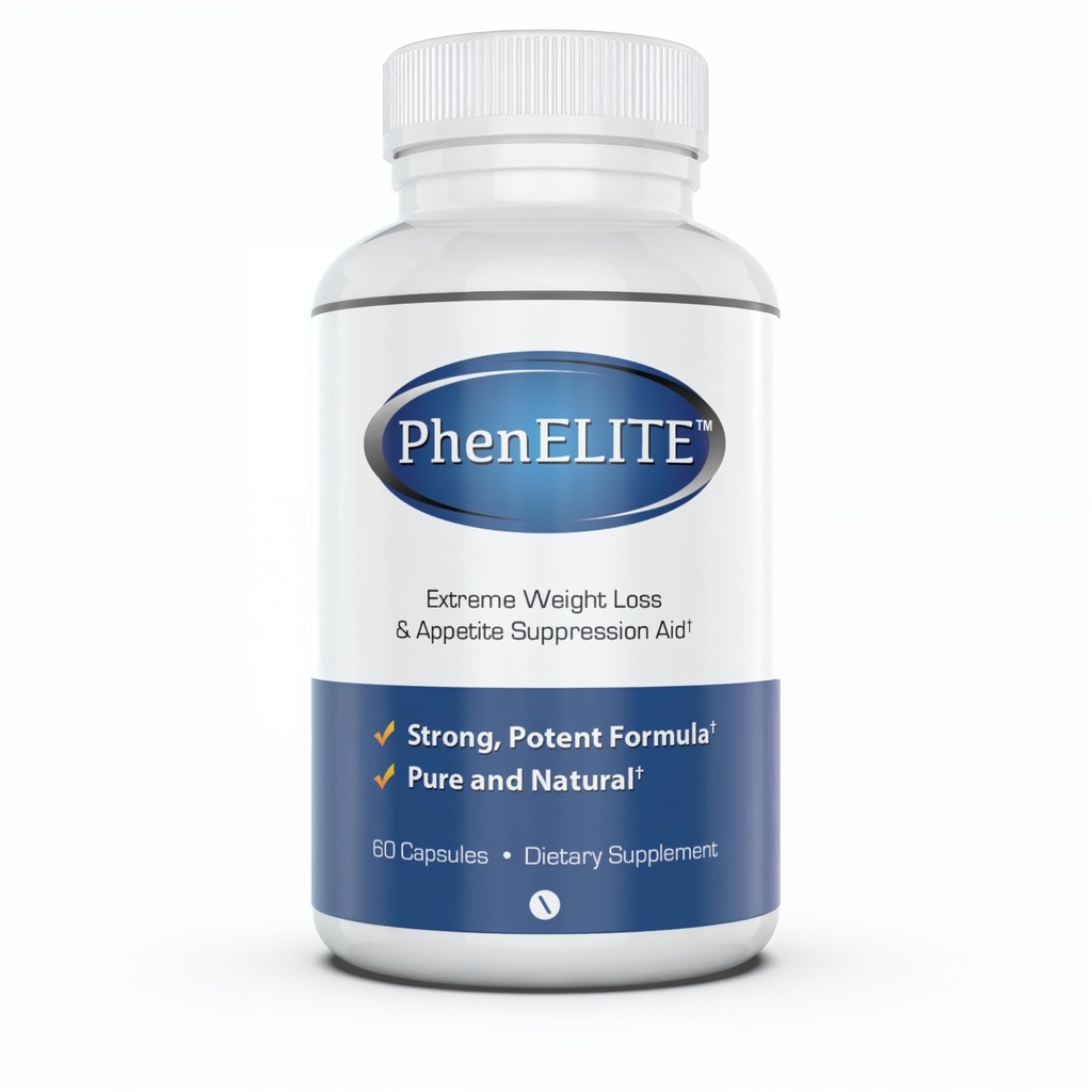 Phenelite Fat Burner for Women - 体重损失支持和减肥减肥饮食药剂 - Raspberry Ketones 和 Premier Productions - Appetite President, Vegan