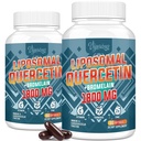 Liposomal Quercetin Phytosome, 含有溴的 Quercetin, Zinc & Vitamin C, 生物活性 Phytosome Complex, 20X 高等吸收 - 120 软胶