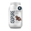 同位素低卡布 100%纯Whey 隔离蛋白粉,无乳糖,无葡萄糖,有维生素,荷兰巧克力,25g蛋白Per service, 3.07 Lbs, 41 services (Package May Vary)