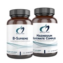 高吸收性镁的B类维生素复合物设计(60 Capsules) & B-Suppreme(60 Capsules)