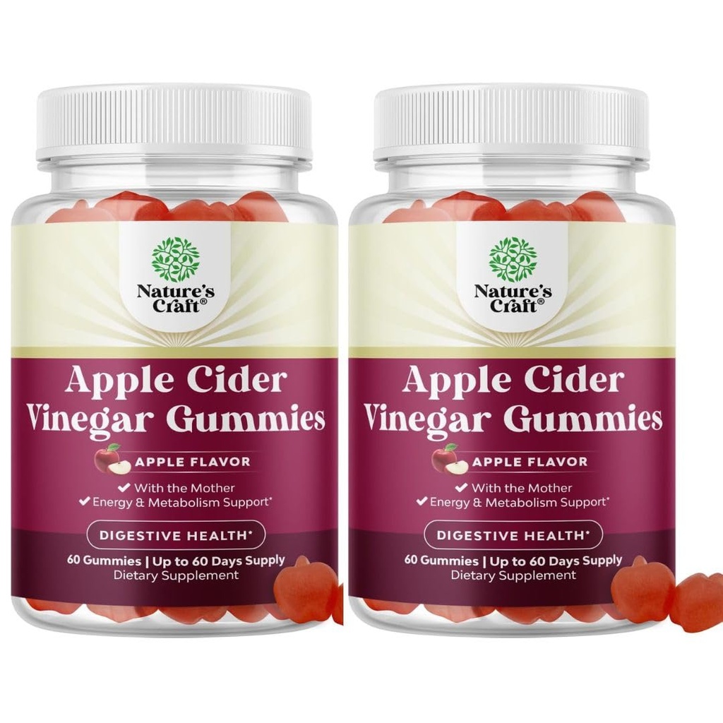 Apple Cider Vinegar Gummys 配有母自然能源补充品 ACV Gummys 配有母亲 身体清洁 免疫支持 和 Gut 健康不良 Gummy ACV 配有 Beet Root Powder 2 包