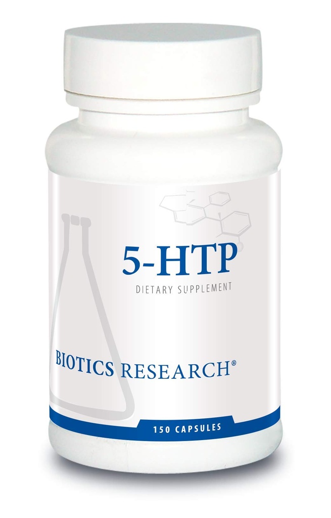 Biotics Research 5HTP 50mg 5HTP Brain Health Promotes Calm Relaxed Mood Overall Sense of Well Being, Serotonin Production, 150 Capsules