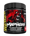 突变疯狂 工作前粉末性能和泵混合物 包括L-Citrulline、Beta-Alanine、Taurine、L-Tyrosine 270G(9.52 OZ) 30 服务 果汁